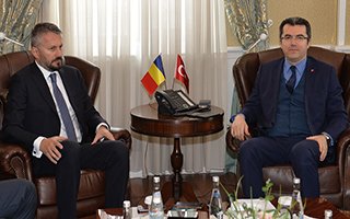 Romanya Büyükelçisi Vali Memiş'i ziyaret etti
