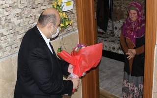 Başkan Orhan'dan duygulandıran ziyaretler