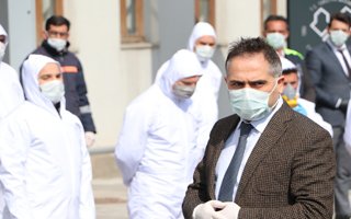 Başkan Uçar’ın maske hassasiyeti