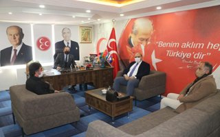 Başkan Orhan’dan MHP İl Başkanlığı’na ziyaret