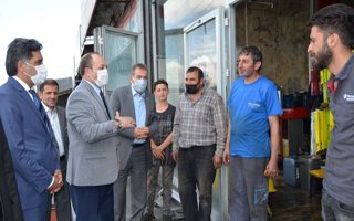 MHP'den sanayi esnafına ziyaret