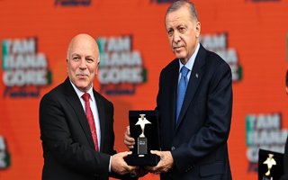 Erzurum’un zirve projelerine Erdoğan’dan ödül