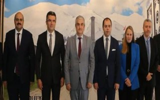 Danimarka heyeti Erzurum’a geldi