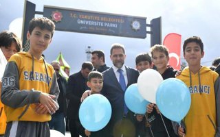 Yakutiye'den üniversiteye modern çocuk parkı