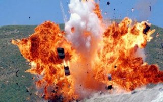 Mazot deposunu ısıtırken patlama oldu