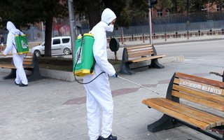 Büyükşehir kenti 7/24 dezenfekte ediyor