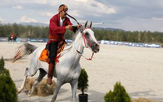Erzurum Türk Oyunları Başladı