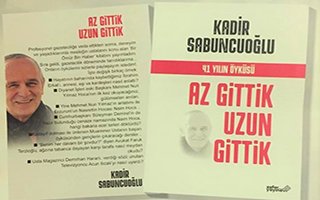 Kadir Sabuncuoğlu’nun ikinci kitabı çıktı