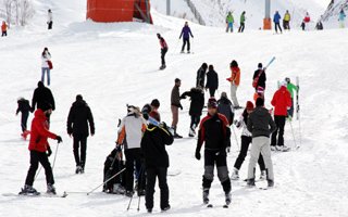 Palandöken Kayak Merkezi rengarenk!