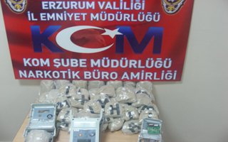 Elektrik sayaçlarından eroin çıktı!