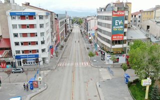 Erzurum’da denetimler havadan görüntülendi