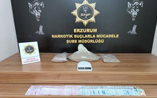 Erzurum’da uyuşturucu operasyonu: 1 tutuklama