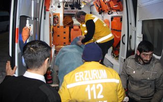 Erzurum’da feci kaza:15 yaralı