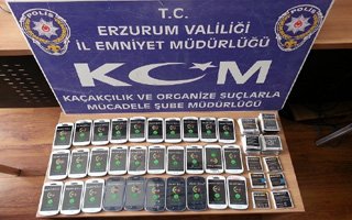 Erzurum Polisinden telefon operasyonu