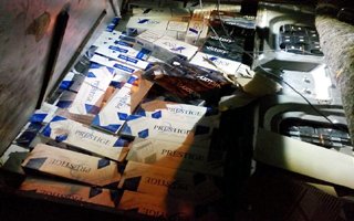 6 bin 500 paket kaçak sigara ele geçirildi