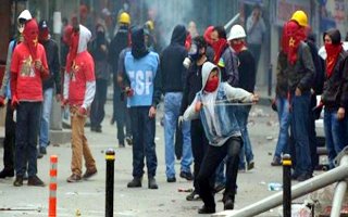 Erzurum'da polisi taşlayanlara rekor ceza