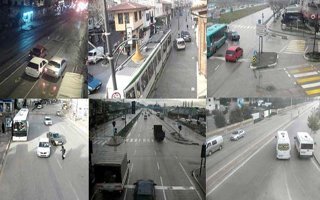 Erzurum'da Korkunç Kazalar MOBESE'de