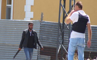Erzurum'da pompalı saldırgan dehşeti