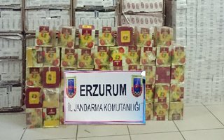 21 bin 700 paket kaçak sigara ele geçirildi