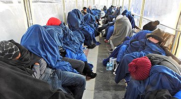 Erzurum’da 42 kaçak göçmen yakalandı