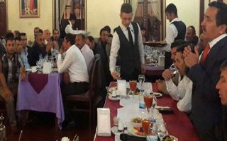 Otobüs şoförleri iftar yemeğinde buluştu