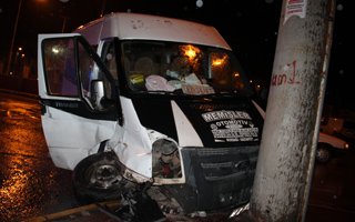 Erzurum'da feci kaza: 9 yaralı