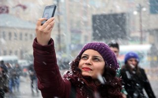 Erzurum'da kar esareti yaşanıyor