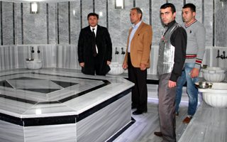 Oltu ilçesinde hamam sorunu çözüldü