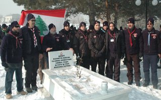 Lübnan'lı İzciler Cemal Paşa'yı andı!