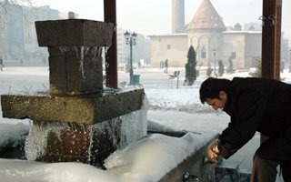 Erzurum'da kara kış etkili oluyor