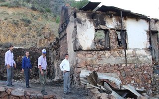Bayram arifesinde evsiz kaldılar