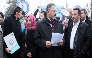'Hemşireye dayak' iddiası protesto edildi