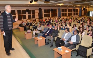 Cüceloğlu ETSO'da hoş sohbeti ile alkış aldı