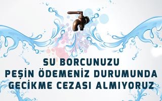 Başkan Sekmen'den Su Borcu Olanlara Müjde!