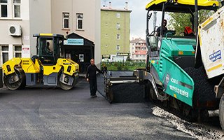 Yakutiye'den eğitime asfalt desteği