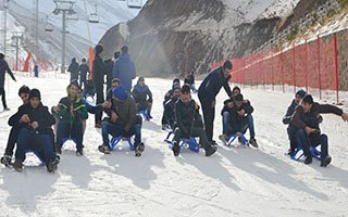 Lise öğrencileri gönüllerince eğlendiler 