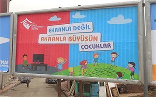 Ekranla değil akranla büyüsün çocuklar projesi 