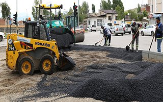 Yağmura rağmen asfalt rekoru kırıldı