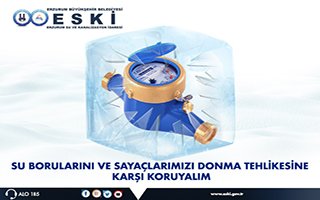 Büyükşehir’den “su sayacı” uyarısı 