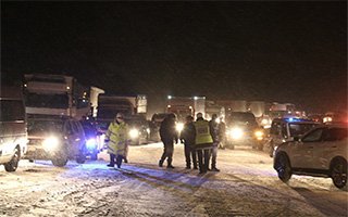 Erzurum’da 36 Saatlik Kar Esareti Sona Erdi