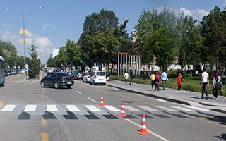 Erzurum'da Üç Boyutlu Yaya Geçidi Dönemi