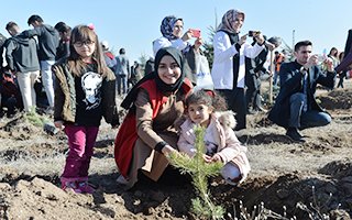 Erzurum’da 170 Bin Fidan Toprakla Buluştu