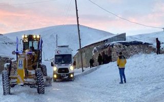 Büyükşehir’in kar timleri kırsalda da iş başında