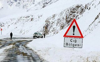 Meteorolojiden Erzurum için çığ uyarısı