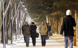 Erzurum'da soğuk havalar etkili oluyor