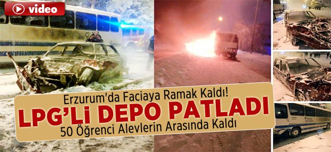 Erzurum'da Faciaya Ramak Kaldı!