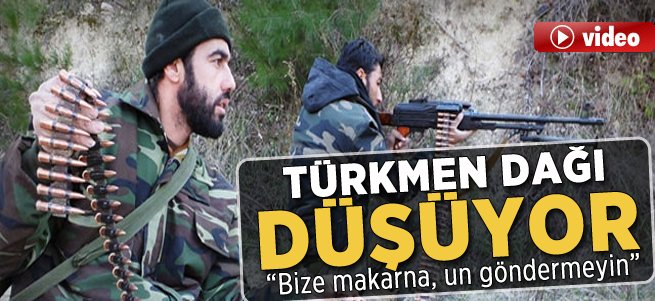 Türkmenler: Bize makarna, un göndermeyin...