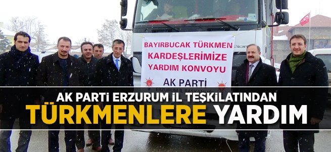 İl Teşkilatından Türkmenlere Yardım