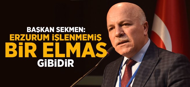 'Erzurum İşlenmemiş Bir Elmas Gibidir'