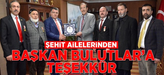 Şehit Ailelerinden Bulutlar'a Teşekkür